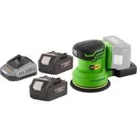 Procraft PX20BLbb Ponceuse excentrique sans fil 20 V 125 mm Brushless + 2x batterie 4,0 Ah + chargeur
