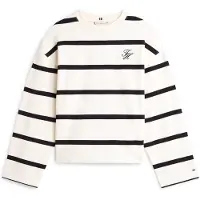 Tommy Hilfiger Sweat-shirt écru / noir