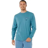 Rip Curl Fade Out Icon Long Sleeve T-shirt Bleu XS Homme