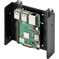 Renkforce Support rail DIN Convient pour (kits de développement) : Raspberry Pi, Arduino, Banana Pi pour montage sur rail DIN S
