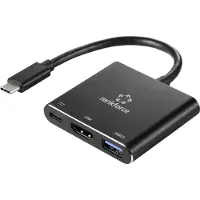 Renkforce RF-5133676 Adaptateur USB-C / HDMI [1x USB-C mâle - 1x HDMI femelle, USB-C femelle (Power Delivery), USB-A]