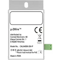 Renkforce RF-3684874 Rallonge réseau 2 fils Portée (max.) : 300 m 2 pces 200 MBit/s avec fonction PoE