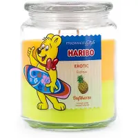 Haribo Bougie parfumée - - Exotique - 510g - Mélange de fruits - Parfum d'intérieur