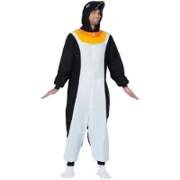 MOM Small Kigurumi Penguin With Hood And Tail Costume Jaune S Enfants