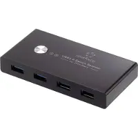 Renkforce RF-SHB-200 4 Port USB 3.0-Umschalter + Hub Schwarz (RF-4474114)
