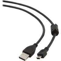 Gembird CCF-USB2-AM5P-6 USB-Kabel 2.0 auf Mini-USB-Stecker schwarz 1,8m