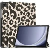 IMoshion Coque tablette Design Trifold pour Samsung Galaxy Tab A9 Plus - Leopard
