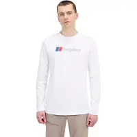 Berghaus Big Logo Long Sleeve T-shirt Blanc L Homme