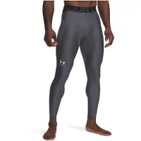 Under Armour Leggings HeatGear Homme Castlerock/Blanc SM