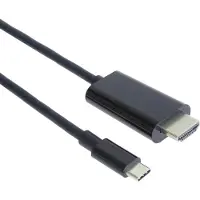 PremiumCord Câble USB-C vers HDMI, 2 m, résolution 4K*2K@60Hz FULL HD 1080p (ku31hdmi17)