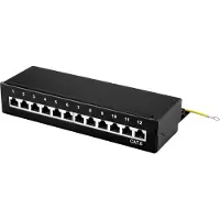 Renkforce 12 Port Netzwerk-Patchpanel CAT 6 1 HE