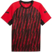 Puma Hommes, T-shirt de sport, individualLIGA Graphic Jersey (3XL), Rouge, Blanc, Noir, 3XL