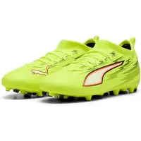 Puma Chaussure de sport 'Ultra 6 Match' jaune fluo / orange / noir / blanc