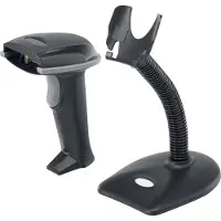 Renkforce LS6320E USB Kit Autosense Scanner de codes à barres filaire 1D Laser noir Scanner à main USB