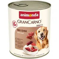 Animonda GranCarno Gran Carno Adult with Duck - avec du canard pour chiens adultes 12x800 g