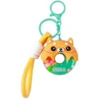 Total Juggling Femmes, Porte-clés, iTotal - Donut keychain SHIBA (XL3070), Multicolore