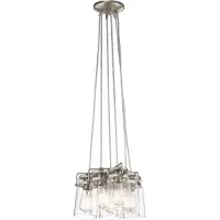 Kichler Brinley Lampe à suspendre E27 6x nickel brossé (E27)