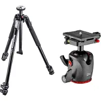 Manfrotto Kit tripode 190X3 Alu + tête sphérique MHXPRO-BHQ6 (Métal)