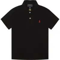 Ralph Lauren pour garçon. 322603252001 Polo noir emblématique (1.5años= 88/93), Casuel, Coton, Manche courte, mode enfantine