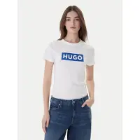 HUGO T-shirt 'Classic' bleu / blanc