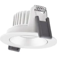 Ledvance Spot LED Adjust Aluminium Blanc 8W 720lm 36D - 940 Blanc Froid | Diamètre 68mm - IP20 - Meilleur rendu des couleurs - Dimmable | Diametre 68mm