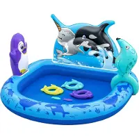 Bestway Piscine Play - 134 x 131 x 73 cm - Polar Pals - - UneTaille - Piscine pour Enfant