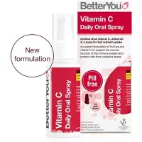 Better You BtterYou - Spray buccal quotidien à la vitamine C, Cerise & Grenade, 50 ml