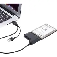 Renkforce Adaptateur disque dur/SSD [1x USB 2.0 mâle A - 1x SATA combi mâle 7+15pins] 0.30 m contacts dorés