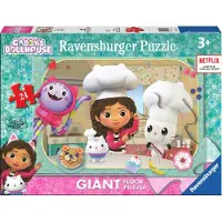 Ravensburger , puzzle 24 pièces Cuisine de Gabby de Gabby's Dollhouse Giant Floor Collèction, Coloré