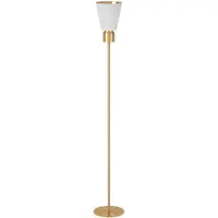 Eglo Lampadaire contemporain Aglientina 1 lumière métal laiton brossé