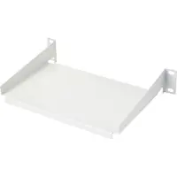Renkforce RF-4746648 254 mm 25,40cm (10") Plaque de fond pour armoire réseau Montage fixe Convient pour profondeur d'armoire : à partir de 300 mm Gris clair (RAL 7035) (RF-4746648)