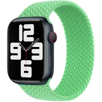 Apple Bracelet Solo tressé pour Watch | 38/40/41/42 mm - Taille 6 - Bright Green