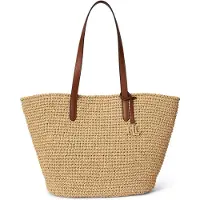 Ralph Lauren Sac a main LAINEY LG TT-TOTE-LARGE femmes - Beige - Unique