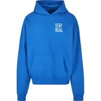 Mister tee Pull-over 'Stay' bleu cobalt / blanc