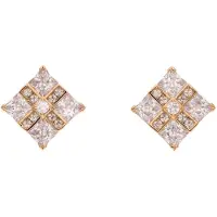 Gaya Boucles d'oreilles or rose