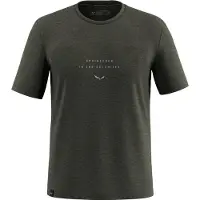 Salewa Eagle Eitd Merino Short Sleeve T-shirt Vert S Homme