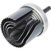 Wolfcraft Scie cloche - Diametre: 25.35.43.53 mm