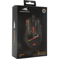 Baracuda Gaming-Maus MANTA, 8D, 12800 dpi, noir (BGM-041)