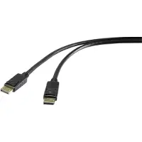 Renkforce Câble de connexion DisplayPort DisplayPort mâle 5.00 m noir RF-5234036 contacts dorés, avec noyau en ferrite Câble DisplayPort (RF-5234036)