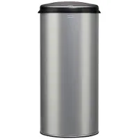Rossignol Poubelle 45l gris métal 93632