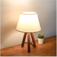 Opviq , AYD- AYDAXL, crème, lampes de bureau, 22 x 14 cm, 100 % bois