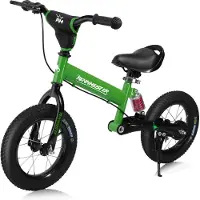 Deuba Vélo d'équilibre Deuba avec suspension vert