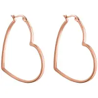 Purelei Boucles d'oreilles 'Big Love' or rose