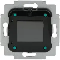 Busch-Jaeger Radio encastrable , modèle 8215U-101, avec technologie DAB+ et UKW, écran couleur, fonction réveil, couleur noire, 1 pièce.
