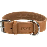 Trixie Rustic Vetleer Collier Hond Heartbeat Bruin (Chien, Sport canin)