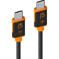 J5CREATE USB-C 100W SYNC CHARGE CABLE (1.8 M / 5.9 FT.) NMS NS CABL (1.80 m, USB 2.0, 100 W)