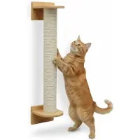Eyepower 66 cm Arbre à chat mural pour chats - Poteau griffoir mural - Poteau griffoir en sisal