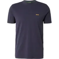 BOSS pour homme. 50506373 T-shirt Elastic navy (XXL), Casuel, Coton, Manche courte, Marine