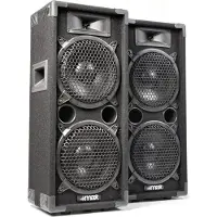 Skytec Max28 Disco Lautsprecher 2x 8 1600W (Passif, 1x 1600 W), Haut-parleur PA, Noir