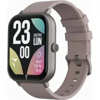 Techmade Montre digitale 'Glow Smartwatch mit passender Pochette' gris